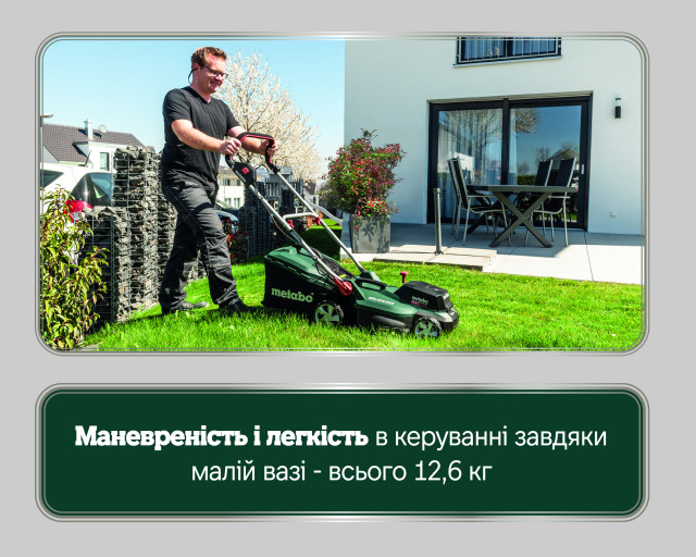 Акумуляторна газонокосарка Metabo RM 36-18 LTX BL 36 (601716650)