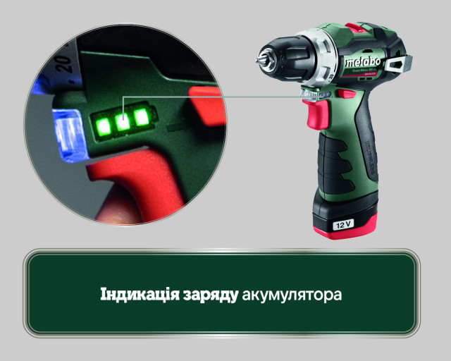 Аккумуляторная дрель-шуруповерт Metabo PowerMaxx BS BL (601721500)