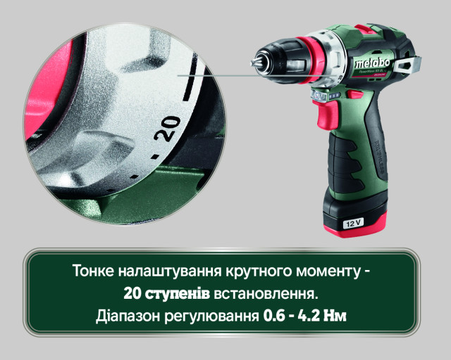 Аккумуляторная дрель-шуруповерт Metabo PowerMaxx BS BL Q (601749500)