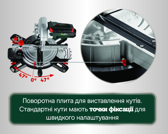 Торцовочная пила Metabo KS 216 M (610216000)