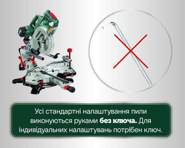 Торцювальна пила Metabo KGSВ 72 Xact SYM (612216000)
