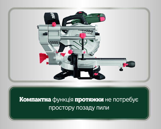 Торцовочная пила Metabo KGSV 216 MC (615216000)
