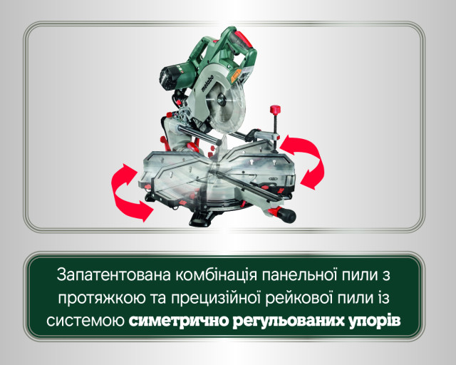 Торцювальна пила Metabo KGSВ 72 Xact SYM Set (690972000)