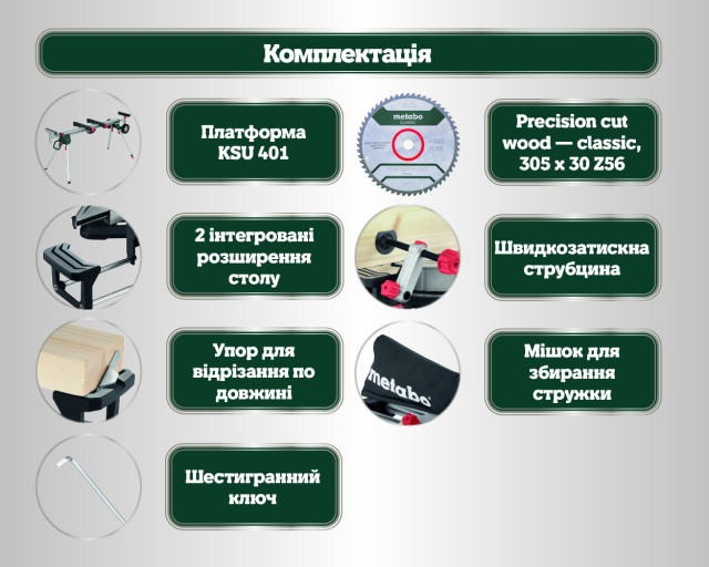 Торцювальна пила Metabo KGS 305 M (691216000)