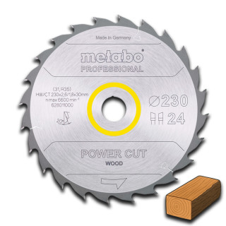 Metabo Пилочные диски для дерева