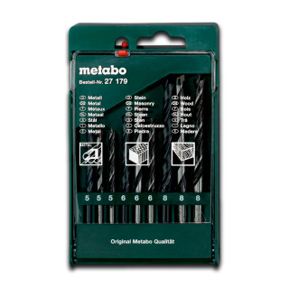 Metabo Набори свердел по металу, каменю, дереву
