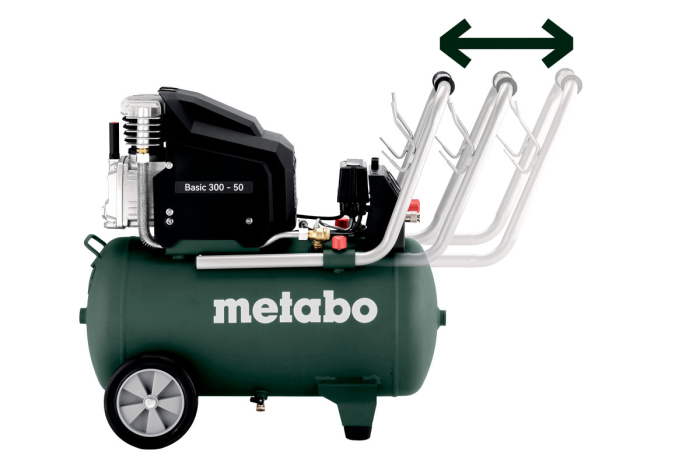 Купити Компресор Metabo Basic 300-50 (601525000). Офіційний магазин Metabo, фірмова гарантія з доставкою по Украіні