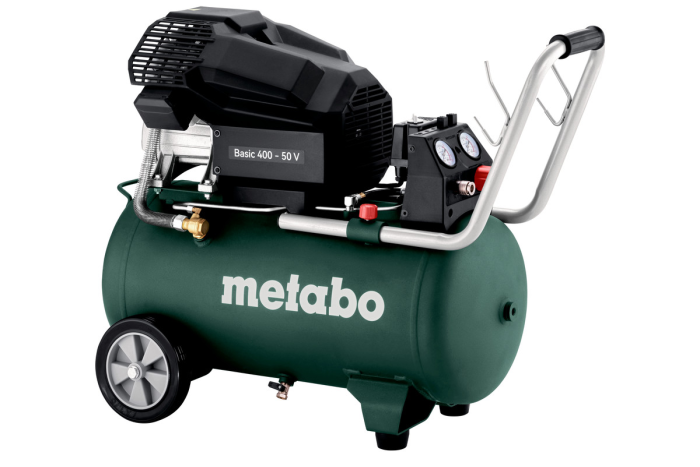 Купити Компресор Metabo Basic 400-50 V (601526000). Офіційний магазин Metabo, фірмова гарантія з доставкою по Украіні