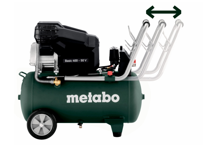 Купити Компресор Metabo Basic 400-50 V (601526000). Офіційний магазин Metabo, фірмова гарантія з доставкою по Украіні