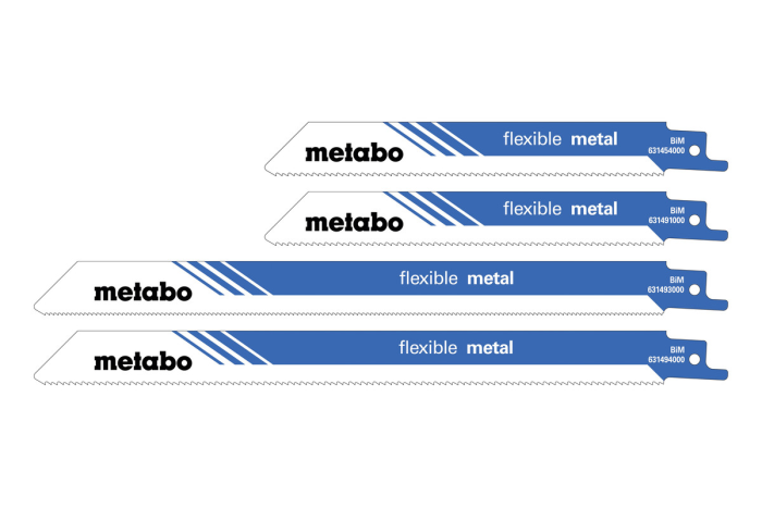 Купити Комплект пилкових полотен для шабельних пил «metal» Metabo, 20 компонентів (628534000). Офіційний магазин Metabo, фірмова гарантія з доставкою по Украіні