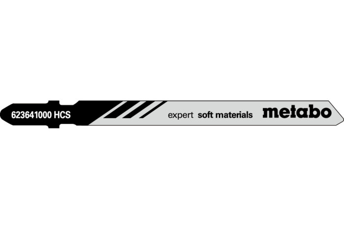 Купити 5 пилкових полотен для лобзиків Metabo «Expert Soft Materials», 74 мм (623641000). Офіційний магазин Metabo, фірмова гарантія з доставкою по Украіні