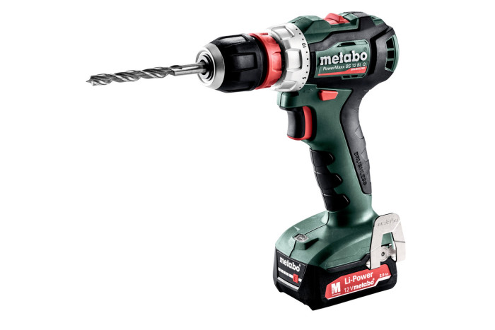 Купить Аккумуляторная дрель-шуруповерт Metabo PowerMaxx BS 12 BL Quick (601039500). Официальный магазин Metabo, фирменная гарантия с доставкой по Украине.