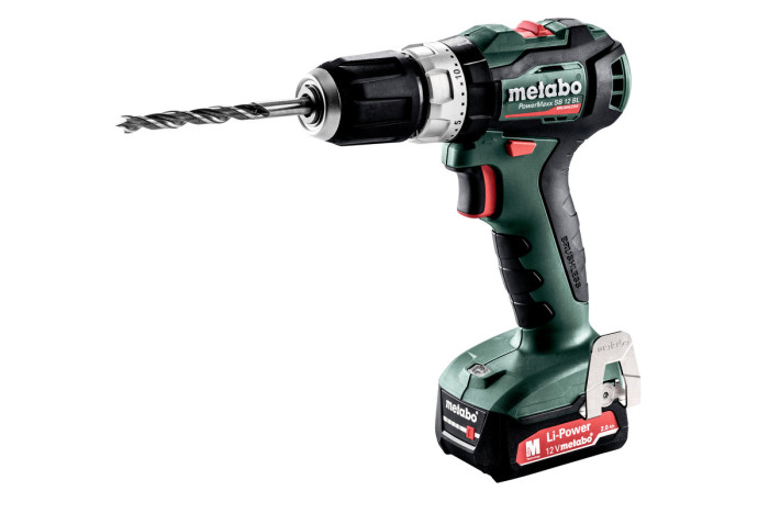 Купить Аккумуляторная ударная дрель Metabo PowerMaxx SB 12 BL (601077500). Официальный магазин Metabo, фирменная гарантия с доставкой по Украине.