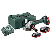 Аккумуляторная угловая шлифовальная машина (болгарка) Metabo WB 18 LTX BL 125 Quick Set (613077940)