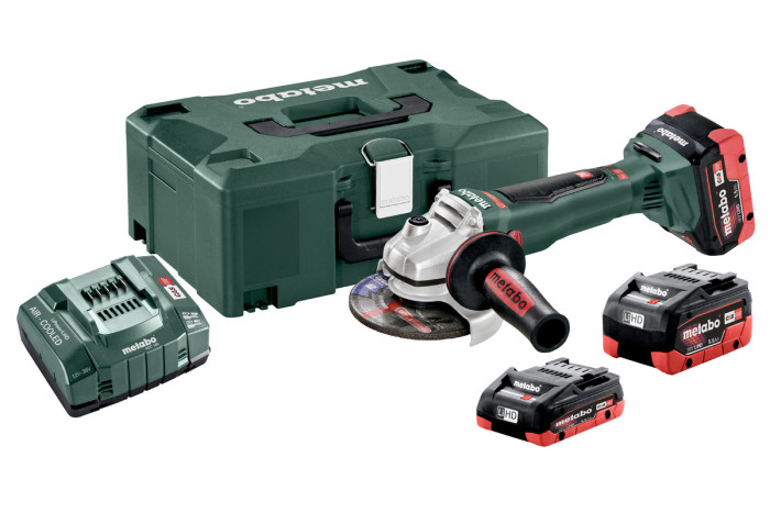 Купить Аккумуляторная угловая шлифовальная машина (болгарка) Metabo WB 18 LTX BL 125 Quick Set (613077940). Официальный магазин Metabo, фирменная гарантия с доставкой по Украине.