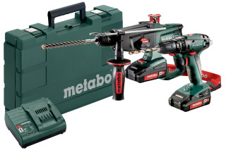 Акумуляторний інструмент в комплекті Metabo Combo Set 2.3.4 18В (685090000)