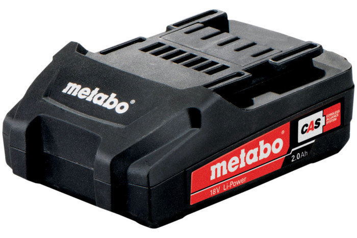 Купити Акумуляторний блок Metabo 18 В, 2,0 А·Г, Li-Power (625596000). Офіційний магазин Metabo, фірмова гарантія з доставкою по Украіні