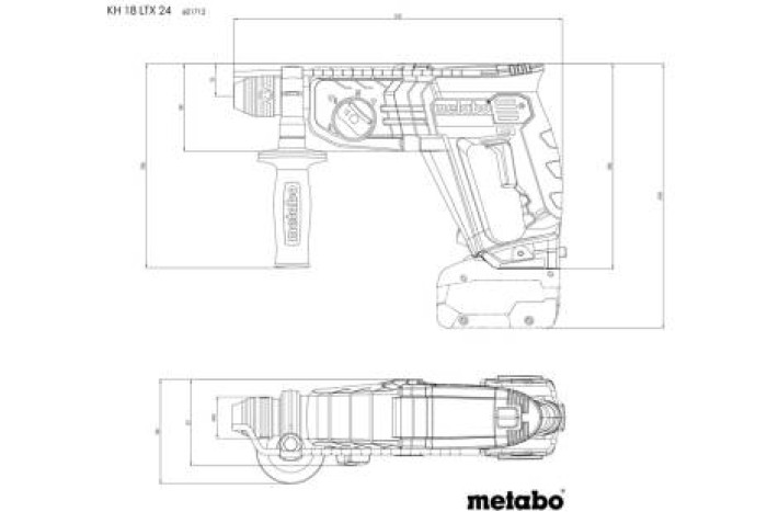Купить Аккумуляторный щеточный перфоратор Metabo KH 18 LTX 24 (601712800). Официальный магазин Metabo, фирменная гарантия с доставкой по Украине.