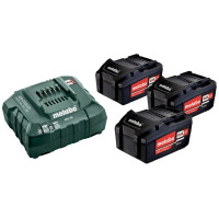 Набор аккумуляторов Metabo 18В 3×4А·ч + зарядное устройство ASC 55 (685049000)