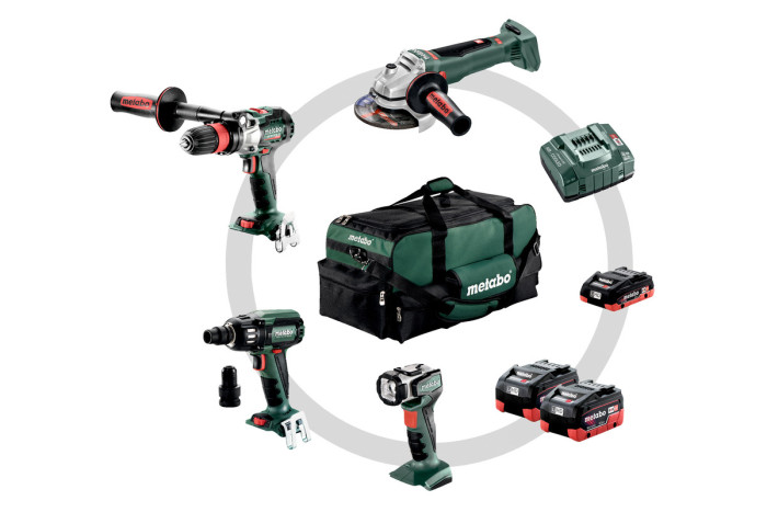 Купити Акумуляторний інструмент в комплекті Metabo Combo Set 4.1 18В (691015000). Офіційний магазин Metabo, фірмова гарантія з доставкою по Украіні