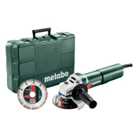 Угловая шлифовальная машина (болгарка) Metabo W 1100-125 Set (603614510)