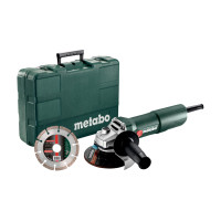 Кутова шліфувальна машина (болгарка) Metabo W 750-125 Set (603605510)