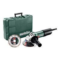 Кутова шліфувальна машина (болгарка) Metabo W 850-125 Set (603608540)