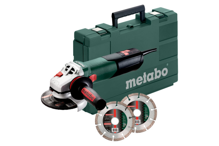 Купити Кутова шліфувальна машина (болгарка) Metabo W 13-125 Quick Set (603627510). Офіційний магазин Metabo, фірмова гарантія з доставкою по Украіні