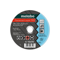 Зачисний диск Metabo Flexiamant Super FKS 60 150x4,0x22,23 Inox SF 27 (616200000)