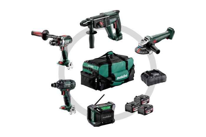 Купити Акумуляторний інструмент в комплекті Metabo Combo Set 5.2 (685213000). Офіційний магазин Metabo, фірмова гарантія з доставкою по Украіні