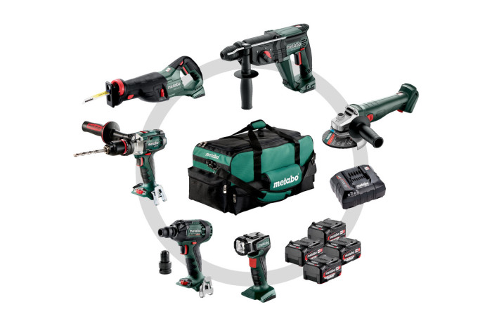 Купить Аккумуляторный инструмент в комплекте Metabo Combo Set 6.1 (685211000). Официальный магазин Metabo, фирменная гарантия с доставкой по Украине.