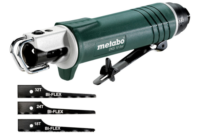 Купити Пневматична шабельна пила Metabo DKS 10 Set (601560500). Офіційний магазин Metabo, фірмова гарантія з доставкою по Украіні
