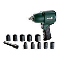 Пневматический ударный гайковерт Metabo DSSW 360 Set 1/2" (604118500)