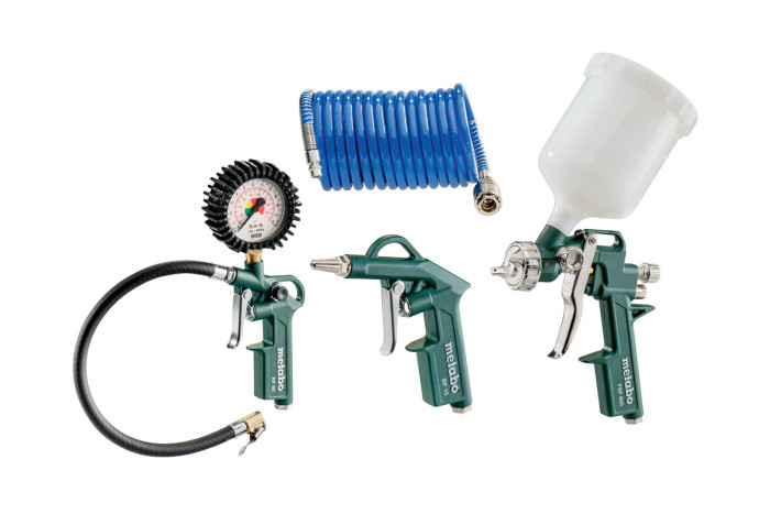 Купити Комплект пневматичних інструментів Metabo LPZ 4 Set (601585000). Офіційний магазин Metabo, фірмова гарантія з доставкою по Украіні