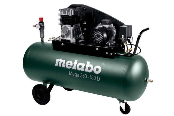 Купить Компрессор Metabo Mega 350-150 D (601587000). Официальный магазин Metabo, фирменная гарантия с доставкой по Украине.