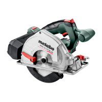 Аккумуляторная ручная дисковая пила Metabo MKS 18 LTX BL 58 (600773840)