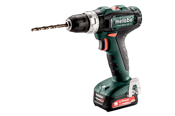 Купить Аккумуляторная ударная дрель Metabo PowerMaxx SB 12 (601076500). Официальный магазин Metabo, фирменная гарантия с доставкой по Украине.