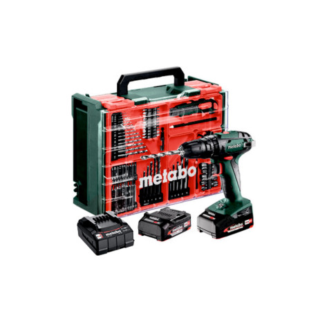 Аккумуляторная ударная дрель Metabo SB 18 Set (602245710)