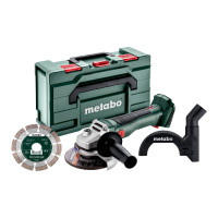 Аккумуляторная угловая шлифмашина (болгарка) Metabo Set W 18 L BL 9-125 (691225000)