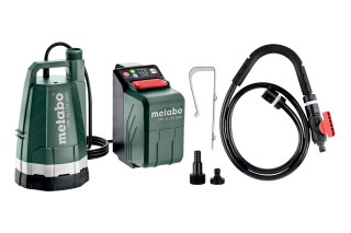 Аккумуляторный погружной насос и бочковый насос для дождевой воды Metabo TPF 18 LTX 2200 (601729850)
