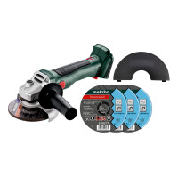 Акумуляторна кутова шліфувальна машина (болгарка) Metabo W 18 L BL 9-125 Set (691224000)