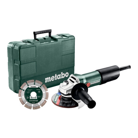 Угловая шлифмашина (болгарка) Metabo W 850-125 Set (603608510)