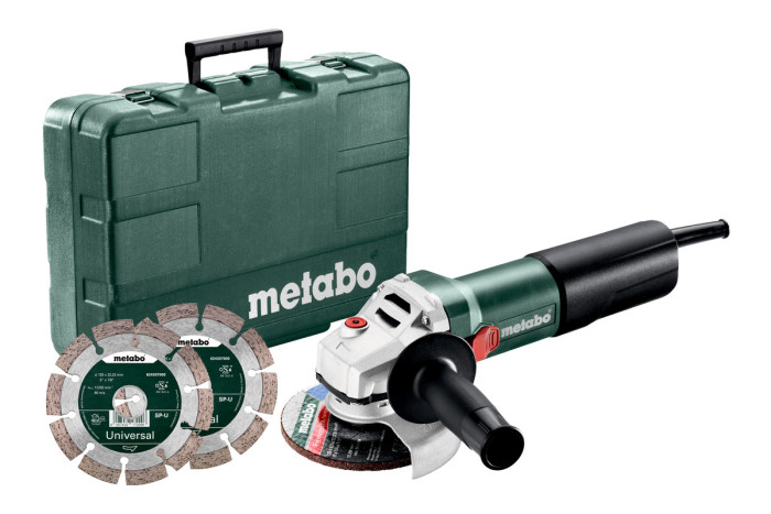 Купить Угловая шлифмашина (болгарка) Metabo WEQ 1400-125 Set (600347510). Официальный магазин Metabo, фирменная гарантия с доставкой по Украине.